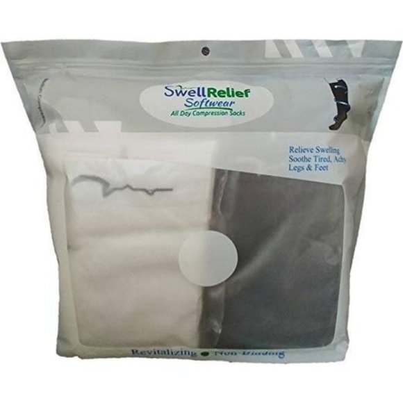 4 Pair Small Extra Soft Assorted Compression Socks - Picture 2 of 5